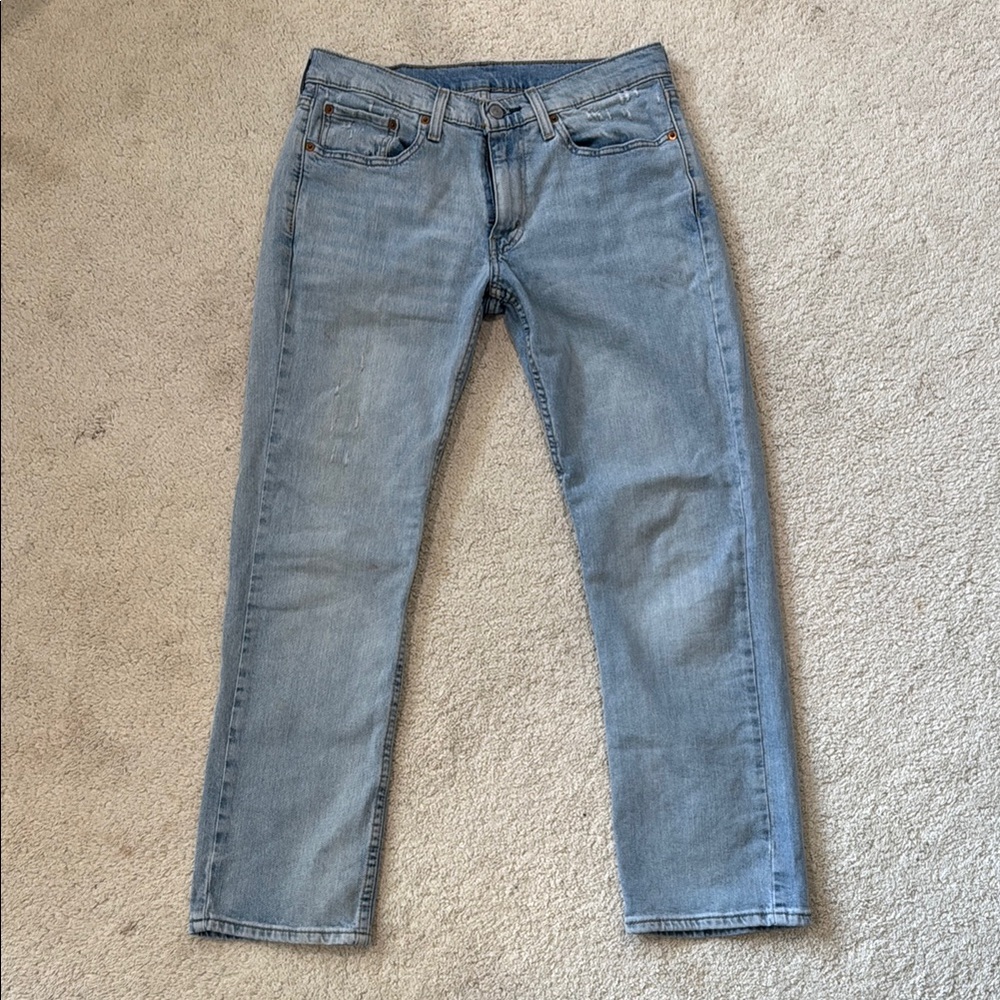 Levi's Blue Straight Jeans Classic Fit